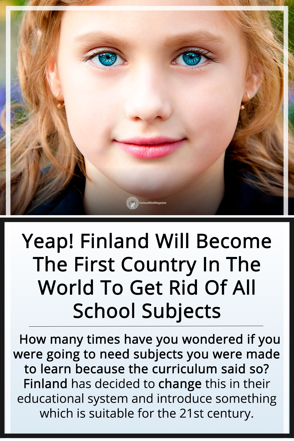 Yeap! Finland Will Become The First Country In The World To Get Rid Of All School Subjects