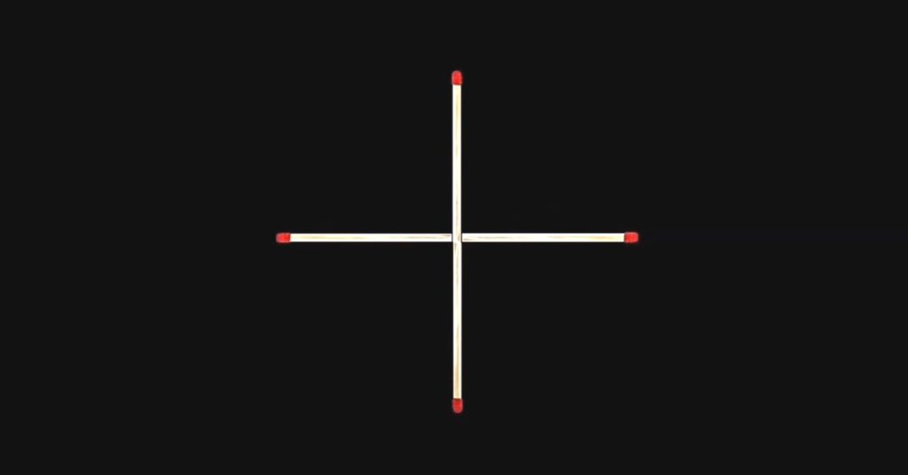 Can You Make A Square By Moving ONLY One Matchstick?