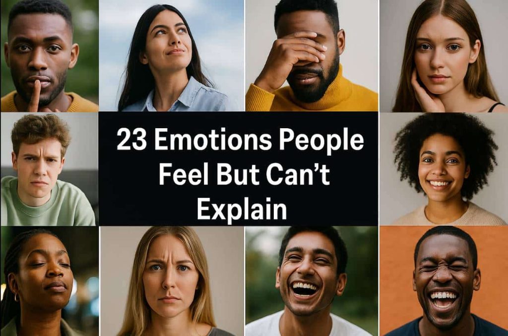 23 Emotions We Feel But Struggle to Explain-With Detailed Explanations and Real-Life Examples