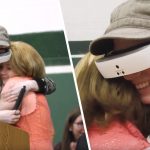 blind girl sees her best friend