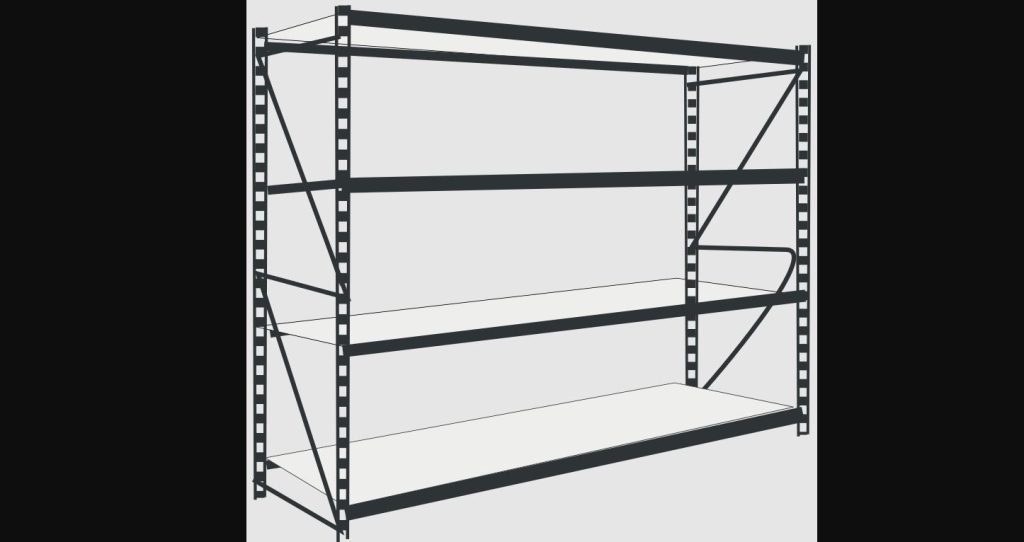 Wall mount stainless steel shelves