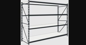Wall mount stainless steel shelves