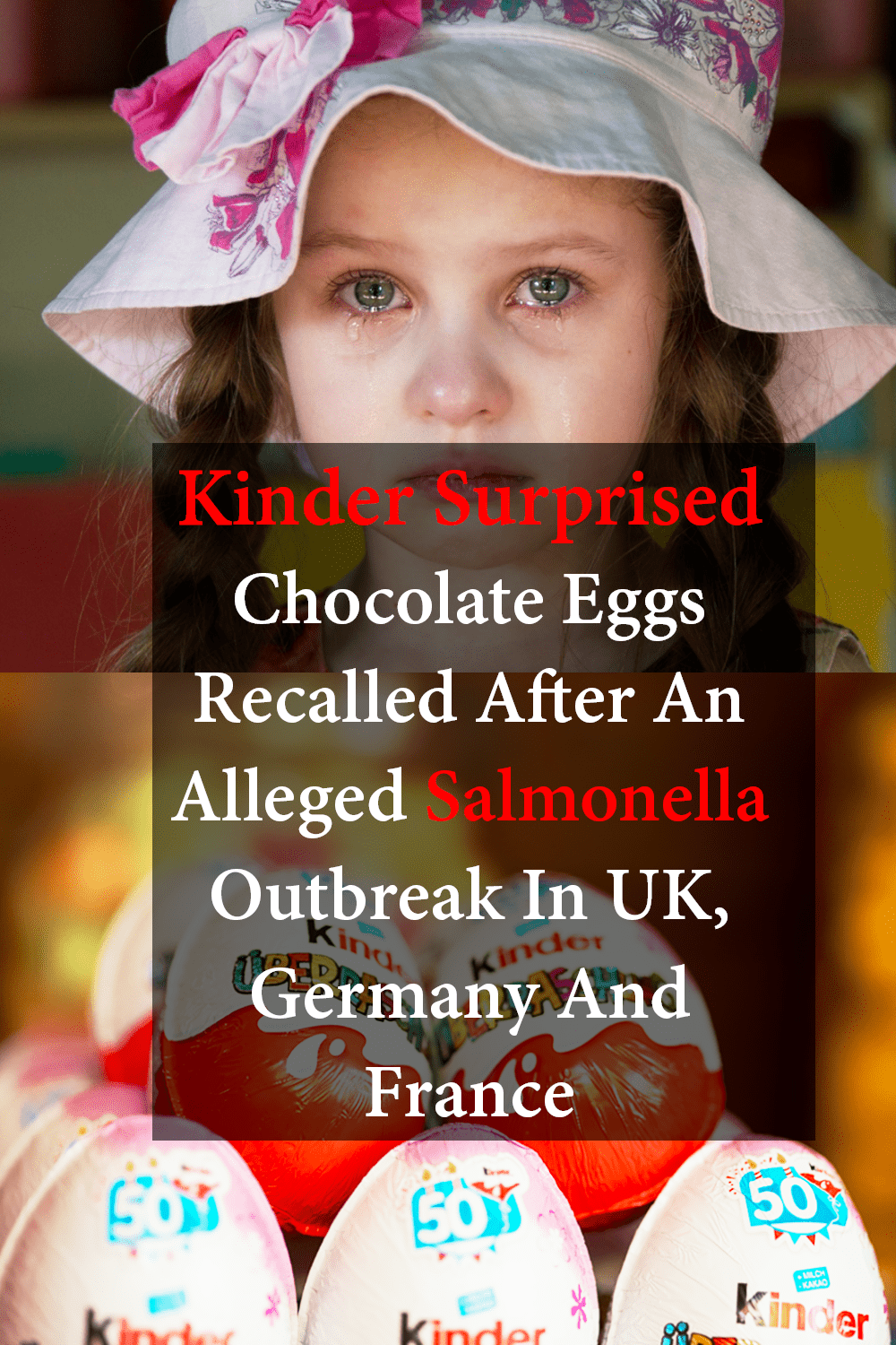 Kinder Surprised Chocolate Eggs Recalled After An Alleged Salmonella Outbreak In UK, Germany And France 