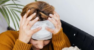 injured woman