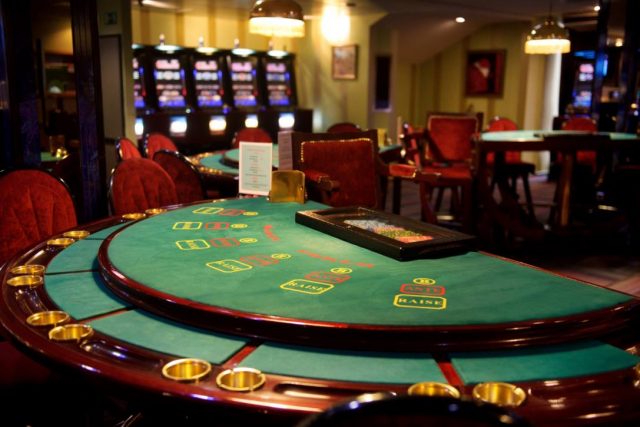 Slots, Roulette, and Blackjack