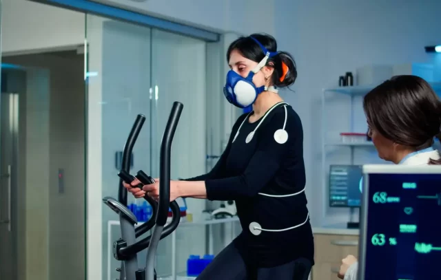 Exercise with oxygen therapy