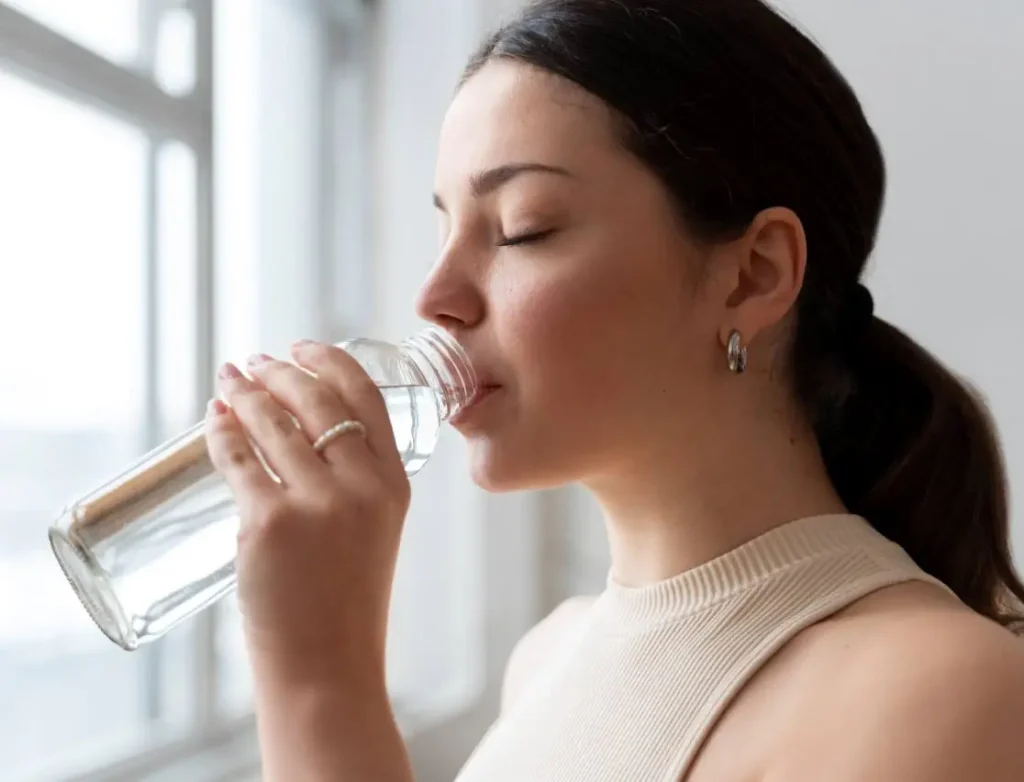 What happens to your body if you drink plenty of water?