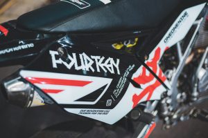 Precision and Passion: The Art of Flawless Dirt bike Graphic Application