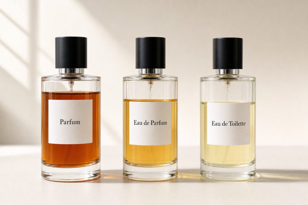 What fragrance concentration levels mean in men’s perfumes