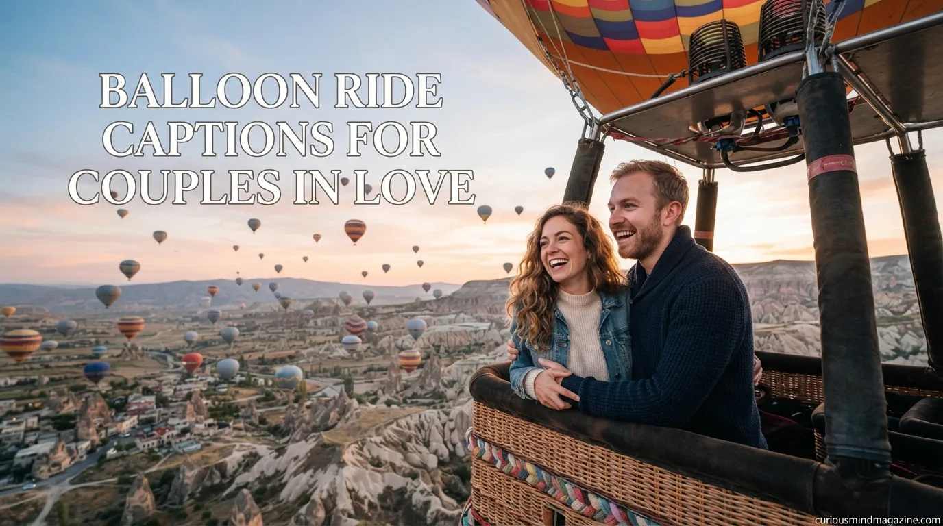 Balloon Ride Captions for Couples in Love
