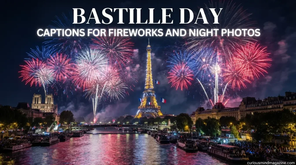 Bastille Day Captions for Fireworks and Night Photos