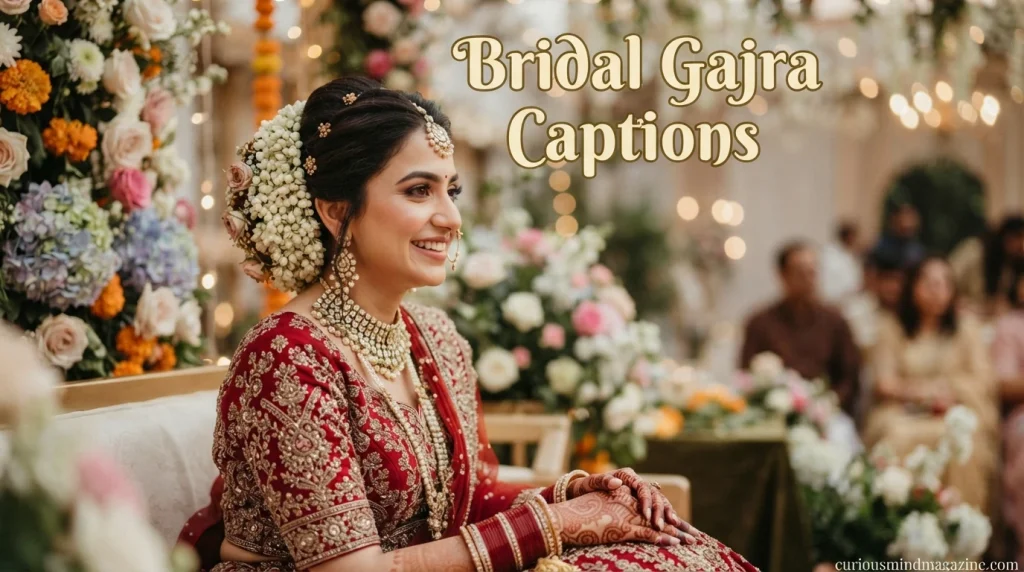 Bridal Gajra Captions
