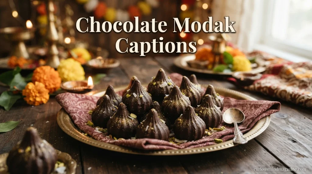 Chocolate Modak Captions