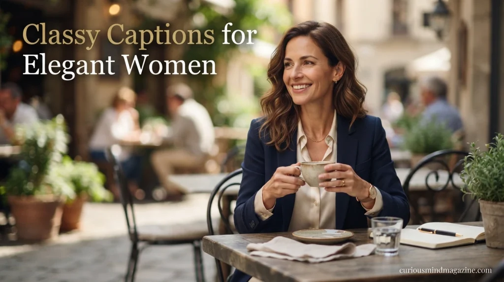 Classy Captions for Elegant Women