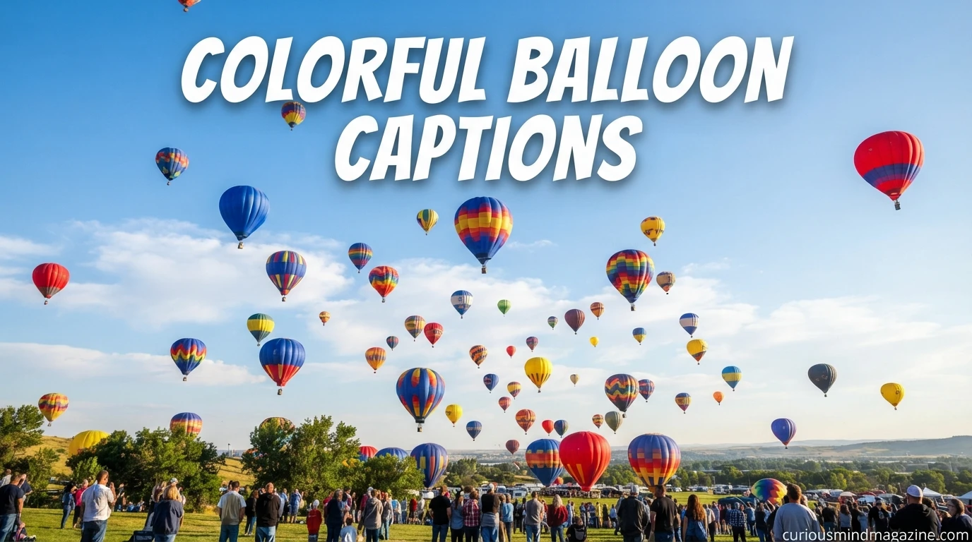 Colorful Balloon Captions