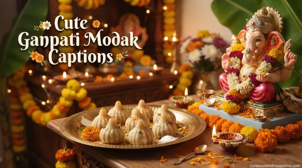 Cute Ganpati Modak Captions