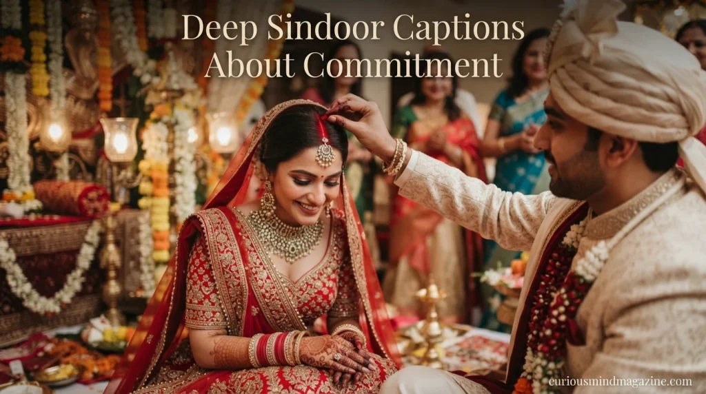 Deep Sindoor Captions About Commitment