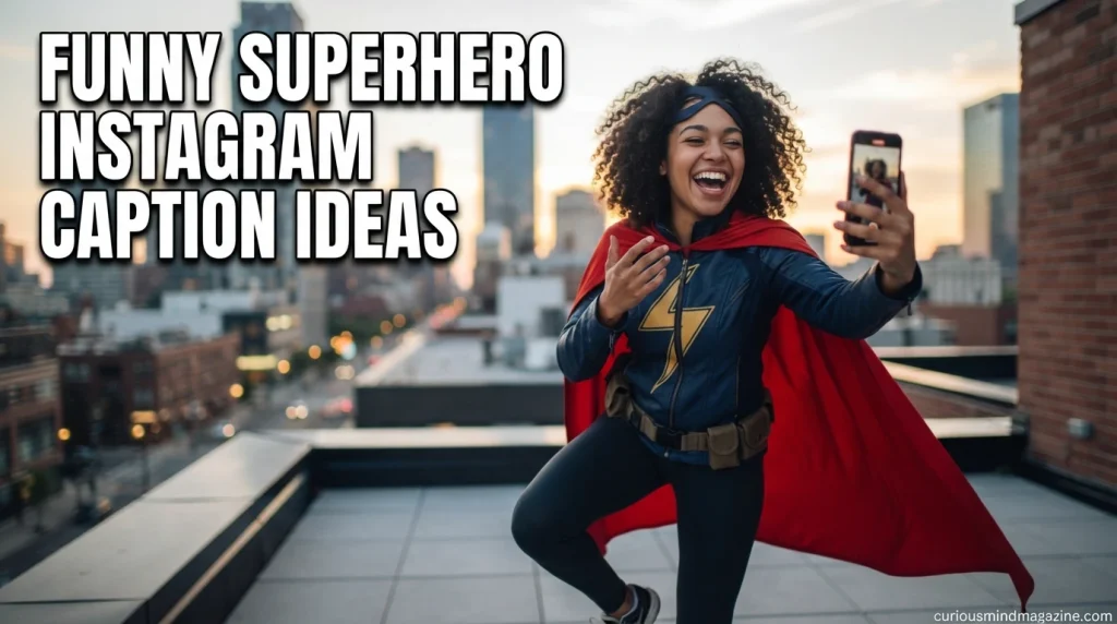 Funny Superhero Instagram Caption Ideas