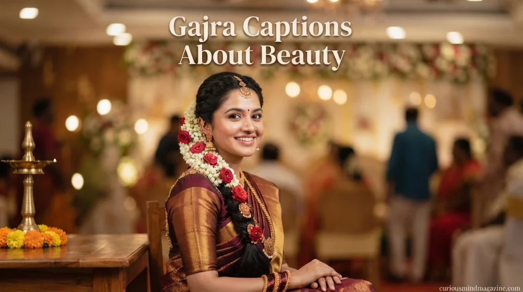 Gajra Captions About Beauty