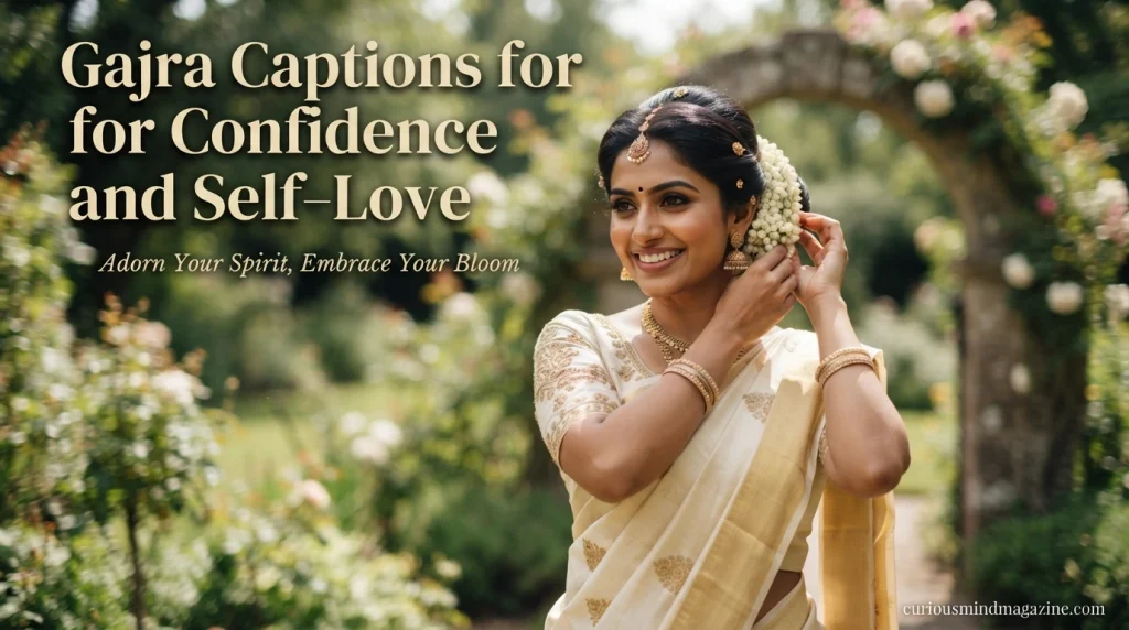 Gajra Captions for Confidence and Self-Love