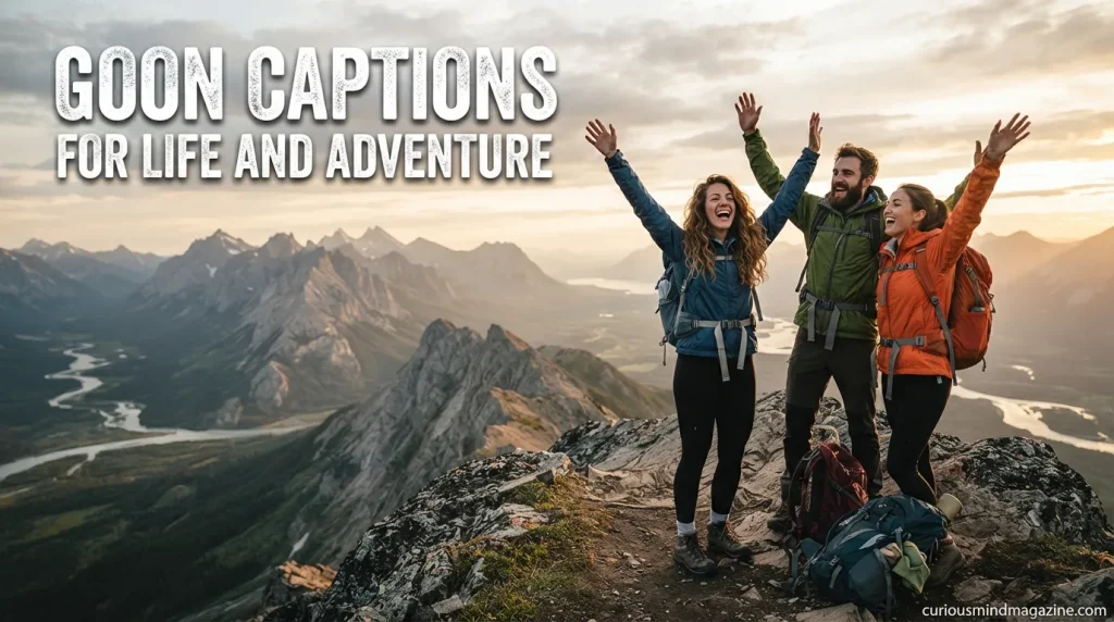 Goon Captions for Life and Adventure
