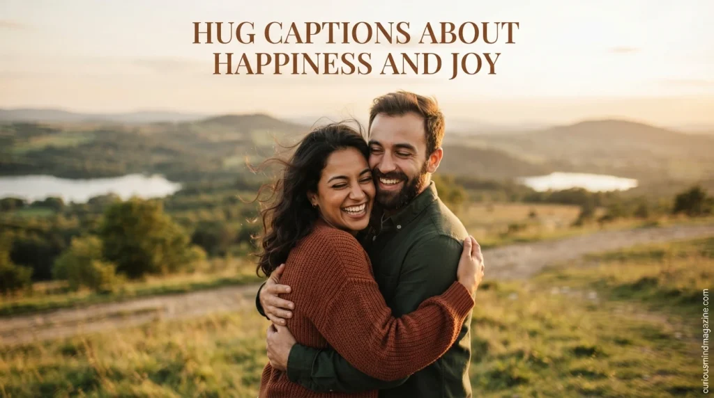 Hug Captions About Happiness and Joy