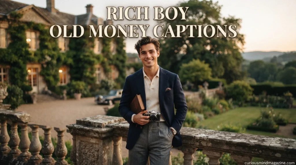 Rich Boy Old Money Captions