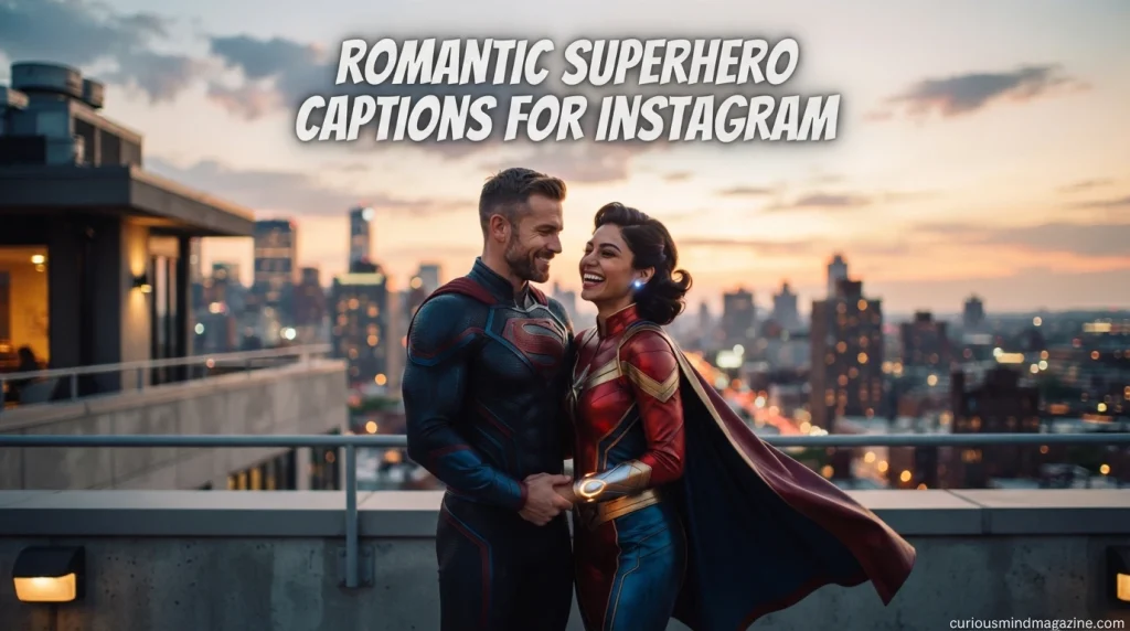 Romantic Superhero Captions for Instagram