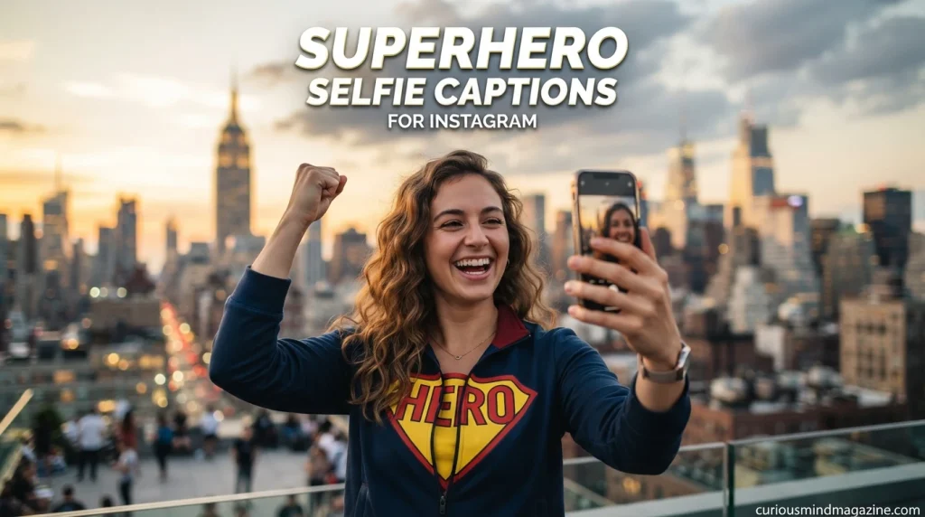 Superhero Selfie Captions for Instagram