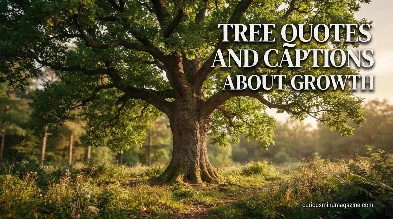 Tree Quotes and Captions About Growth