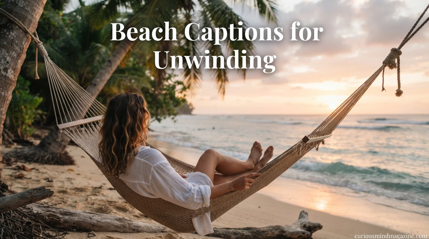 Beach Captions for Unwinding
