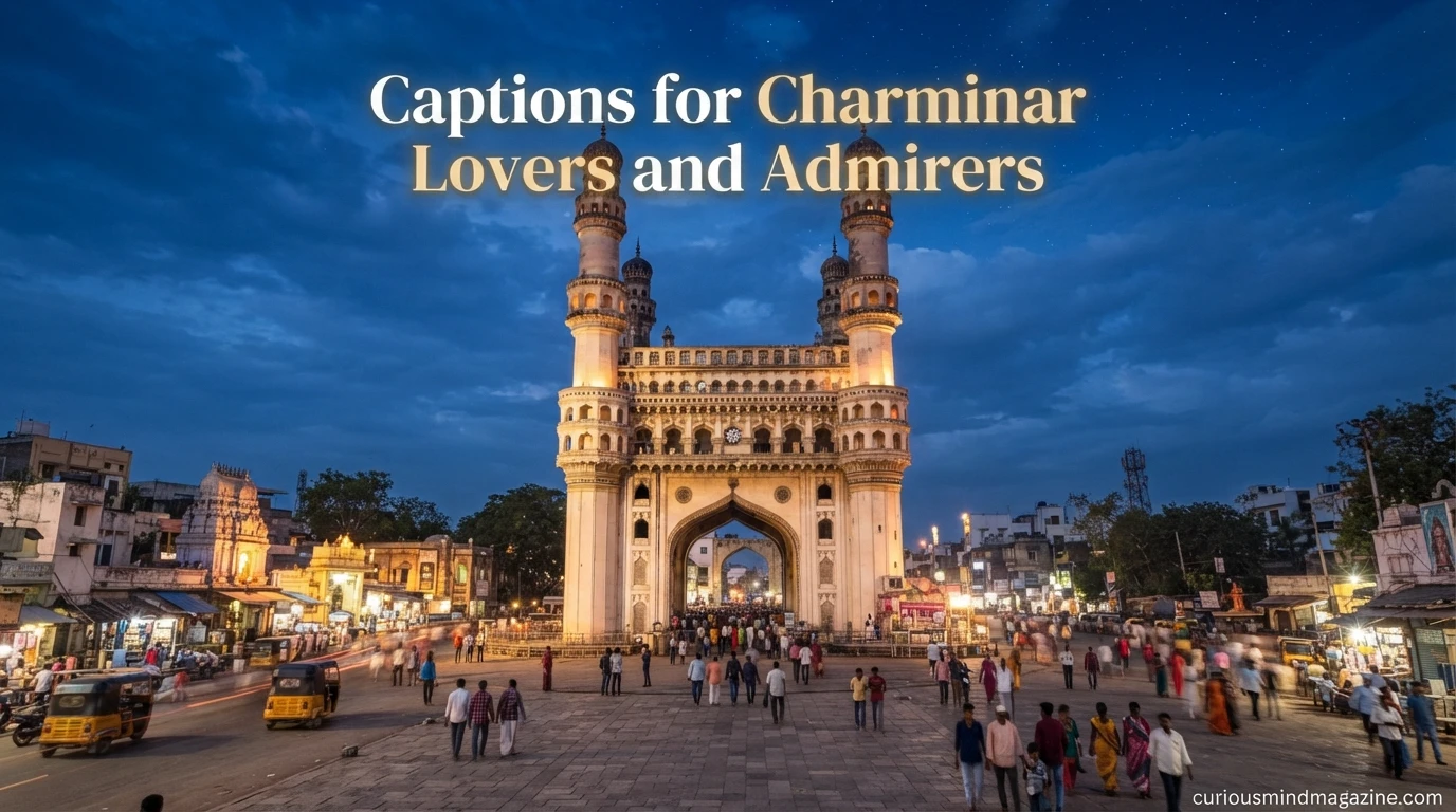 Captions for Charminar Lovers and Admirers