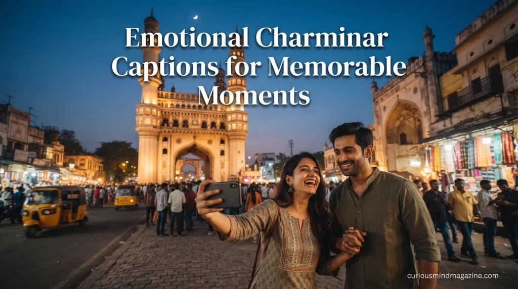 Emotional Charminar Captions for Memorable Moments