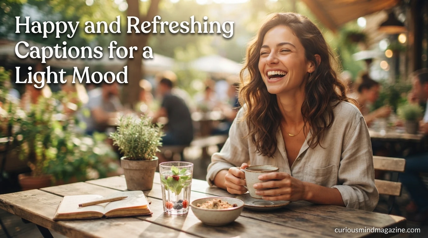 Happy and Refreshing Captions for a Light Mood