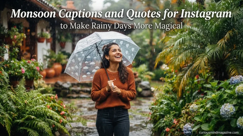 375+ Monsoon Captions and Quotes for Instagram to Make Rainy Days More Magical