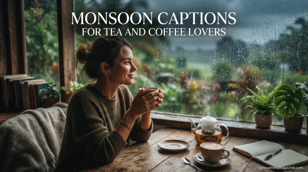 Monsoon Captions for Tea and Coffee Lovers