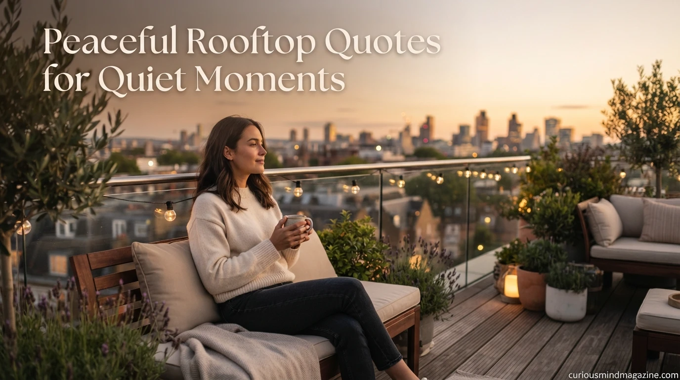 Peaceful Rooftop Quotes for Quiet Moments