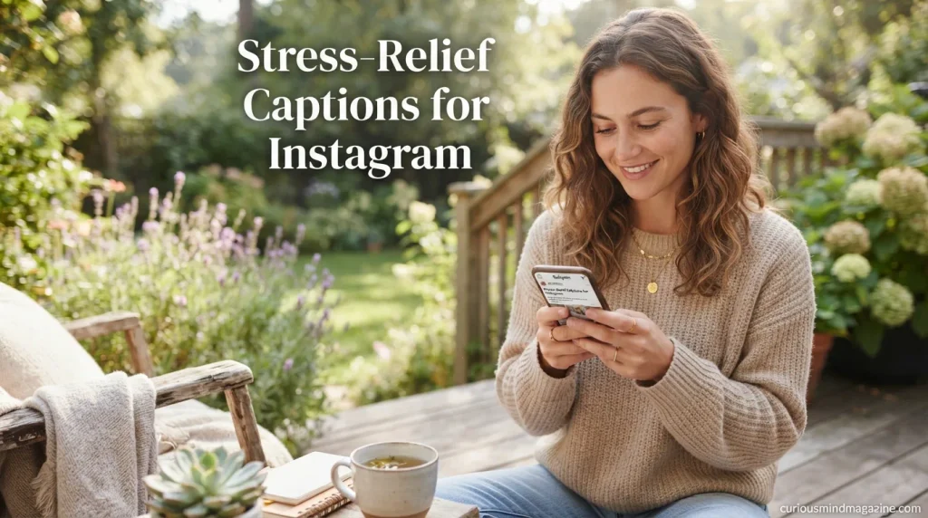Stress-Relief Captions for Instagram